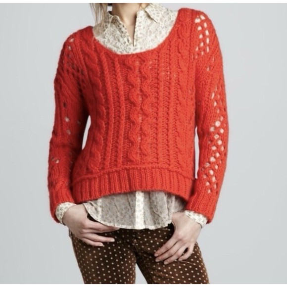 Free People Wildfire Fluff Sweater Size Small - Picture 3 of 13